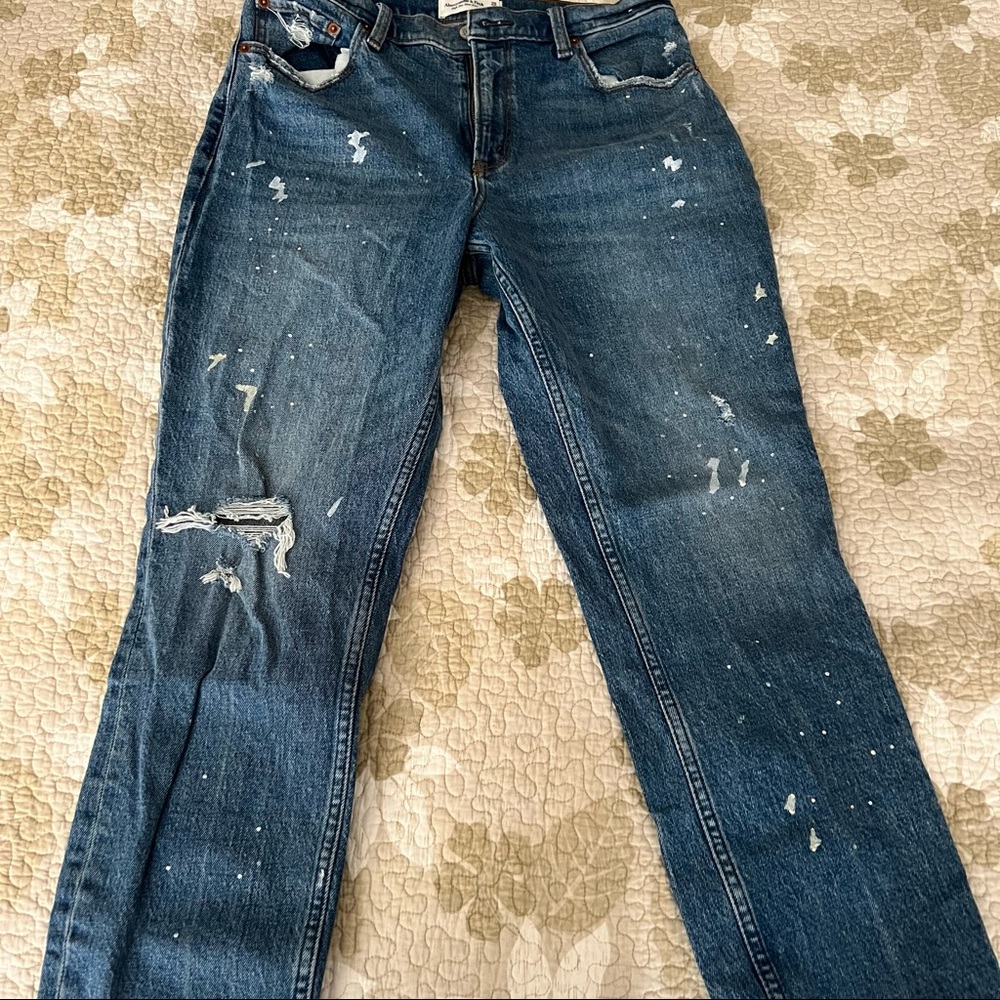 Abercrombie High Rise Mom Jeans
